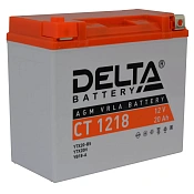 Аккумулятор Delta CT 1218 (18 Ah) YTX20-BS / YTX20H / YB16-B-CX / YB16-B / YB18-A